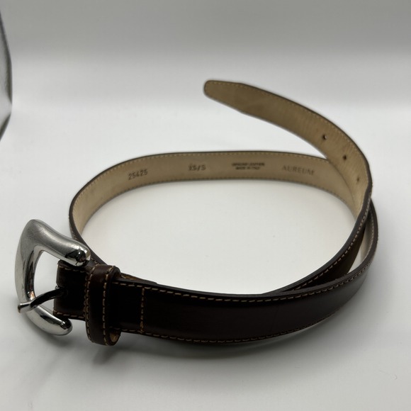 AUREUM Accessories - Aureum Collective Women's Belt #8 25425 XS/S Italian Leather Brown